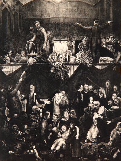 Der Sägemehlpfad, 1917 von George Wesley Bellows